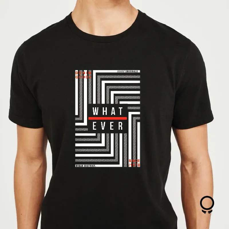 REMERA LIBERATO BASICS NEGRO WHAT EVER
