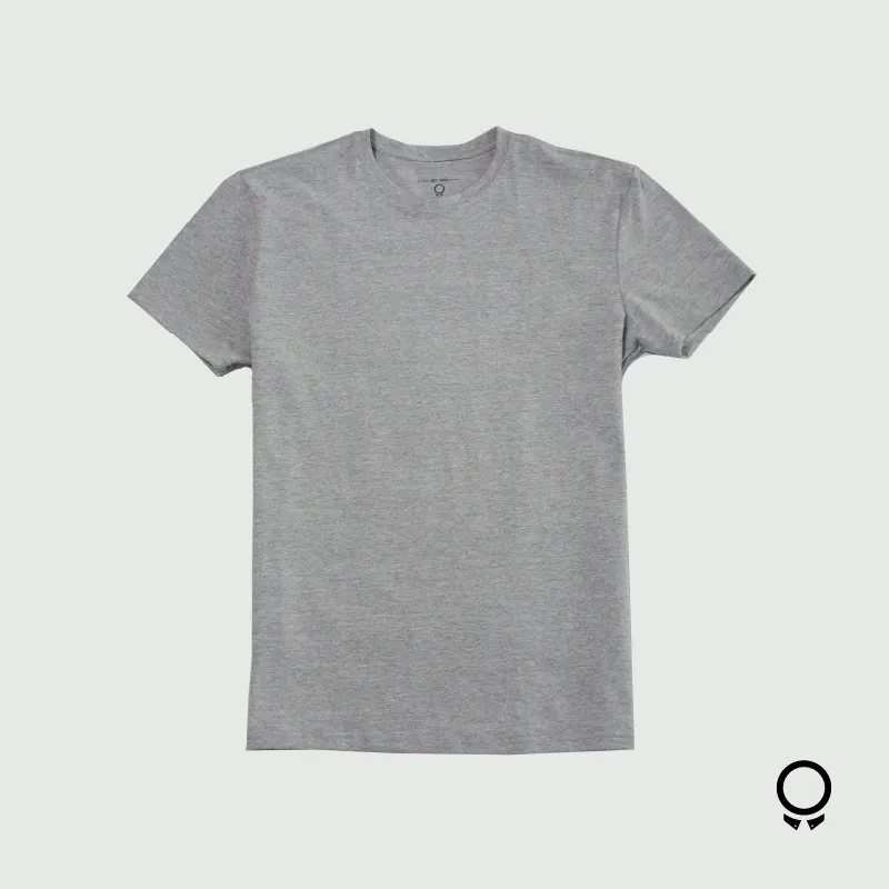 REMERA LIBERATO BASICS PREMIUM TEE REDONDO GRIS