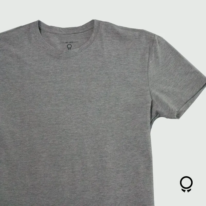 REMERA LIBERATO BASICS PREMIUM TEE REDONDO GRIS