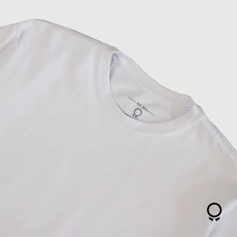 REMERA LIBERATO BASICS REDONDO BLANCA