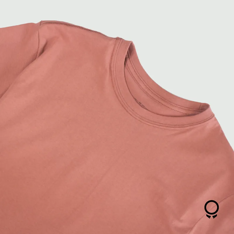 REMERA LIBERATO BASICS REDONDO ROSADO OSCURO