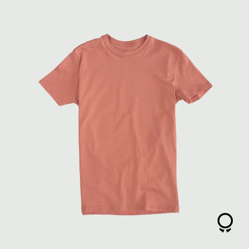 REMERA LIBERATO BASICS REDONDO ROSADO OSCURO
