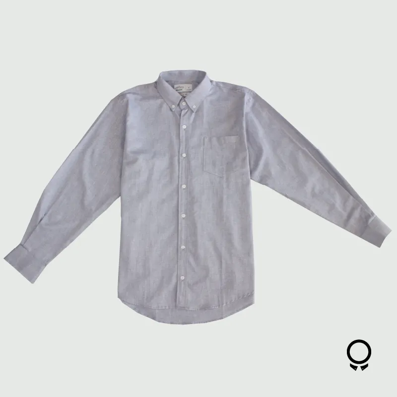 CAMISA LIBERATO BASICS OXFORD GRIS