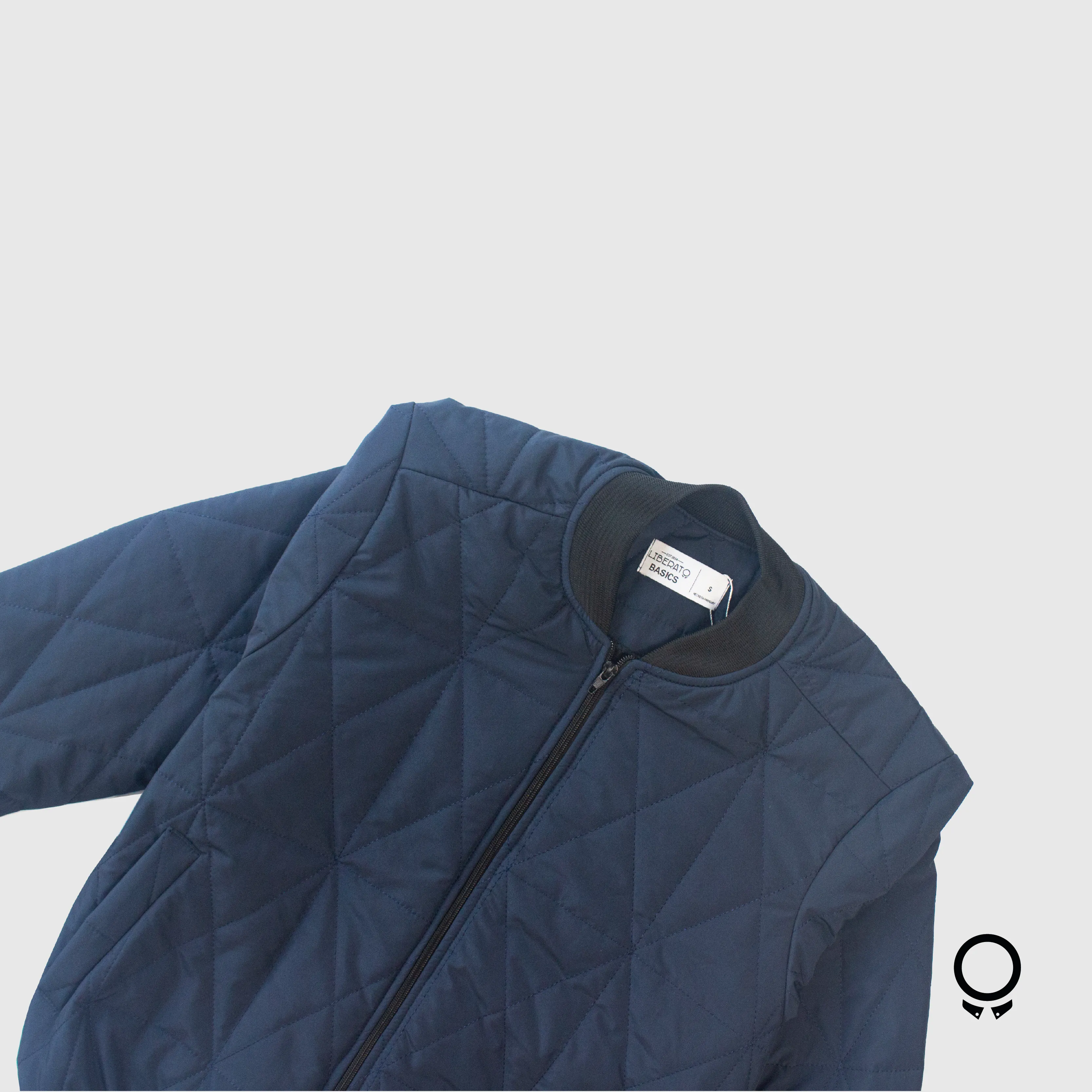 CAMPERA PUFF LIBERATO BASICS AZUL MARINO