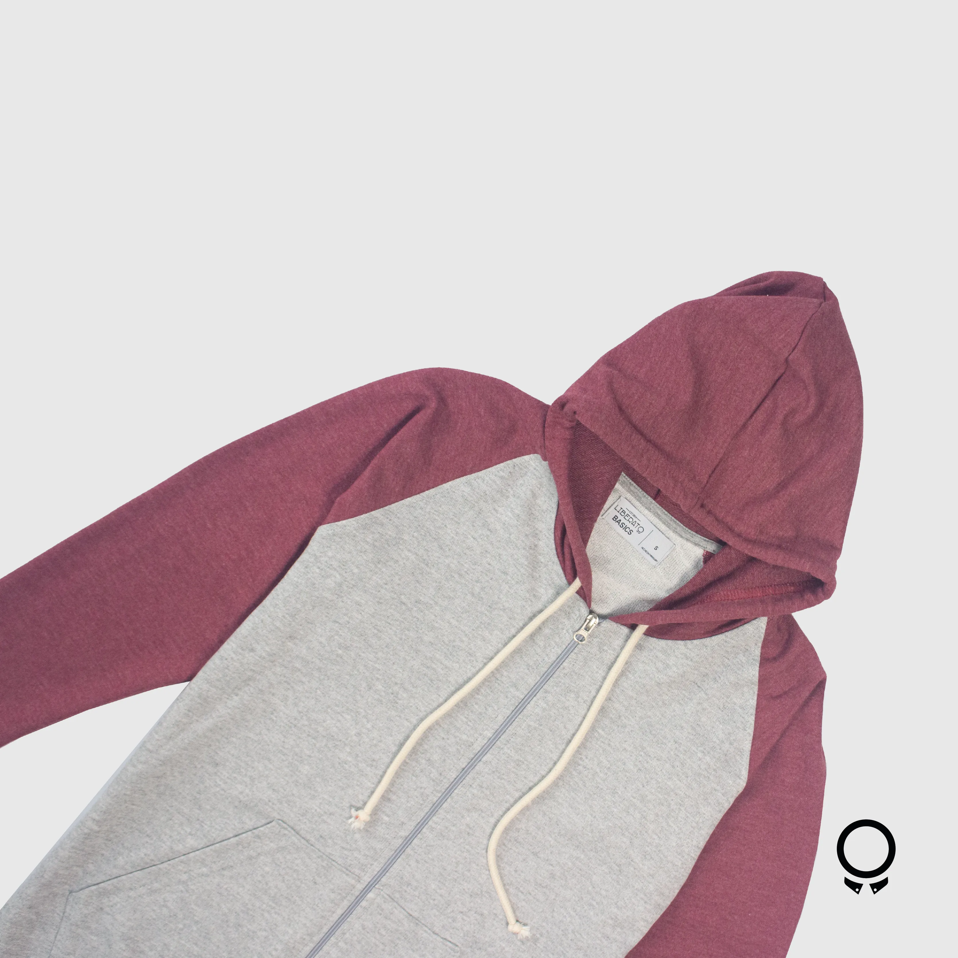 CAMPERA LIBERATO BASICS GRIS COMBINADO BORDO