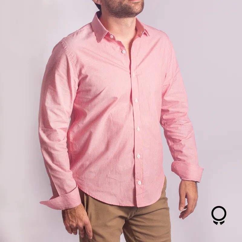 CAMISA LIBERATO BASICS MANGAS LARGAS ROJO RAYAS