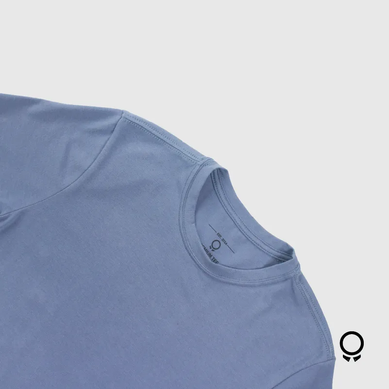 REMERA LIBERATO BASICS PREMIUN TEE AZUL CLARO