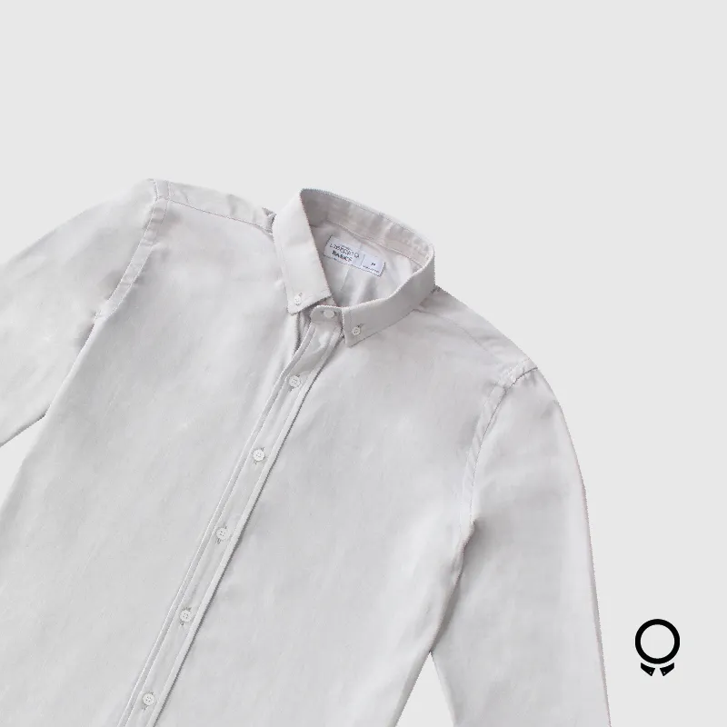 CAMISA LIBERATO BASICS MANGAS LARGAS GRIS CLARO