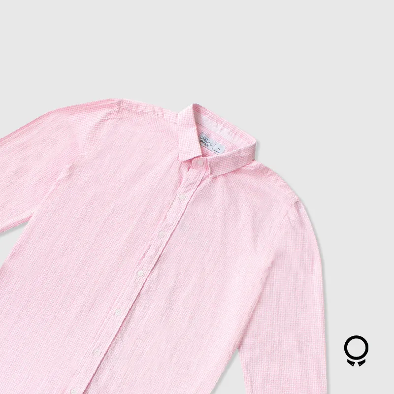 CAMISA LIBERATO BASICS MANGAS LARGAS CUDRITOS ROSADO