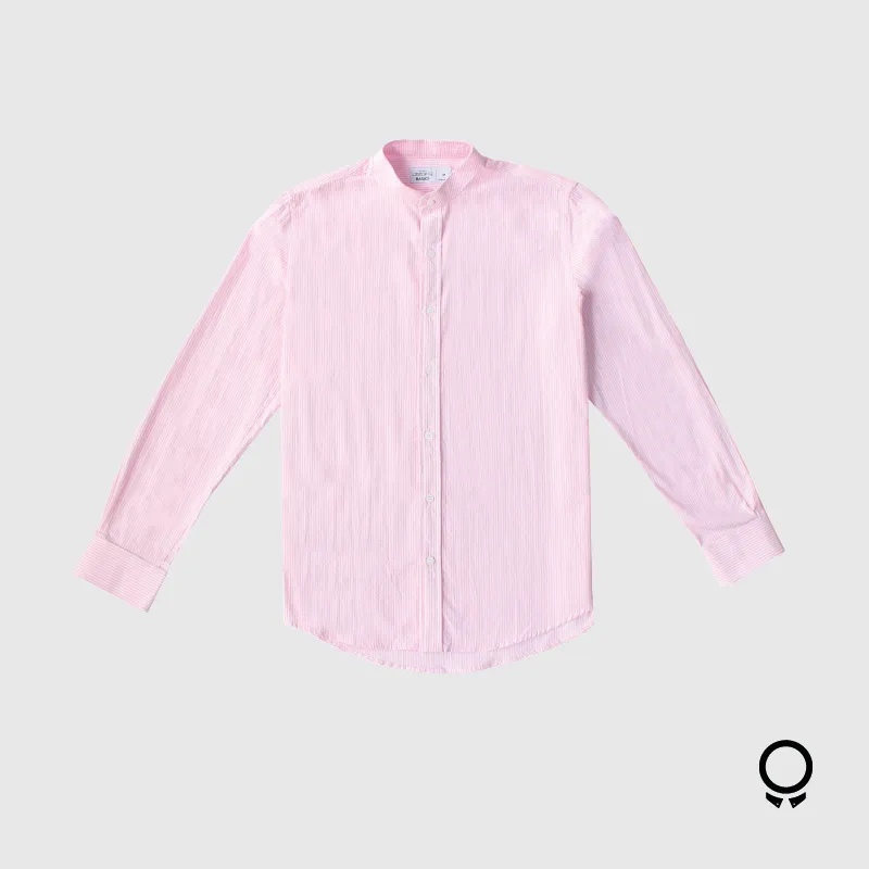 CAMISA LIBERATO BASICS MAO ROSADO RAYAS