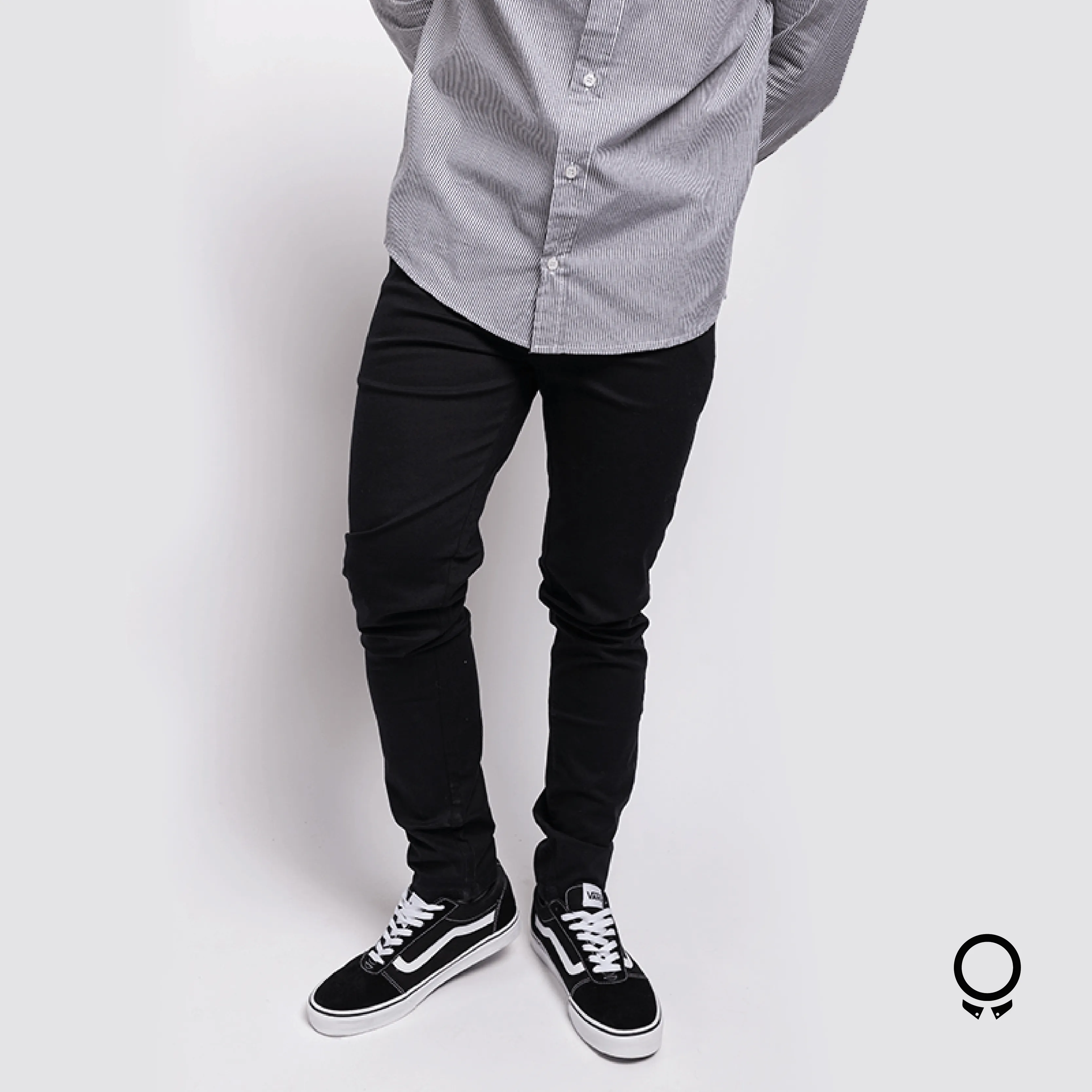 CAMISA LIBERATO BASICS RAYAS NEGRAS