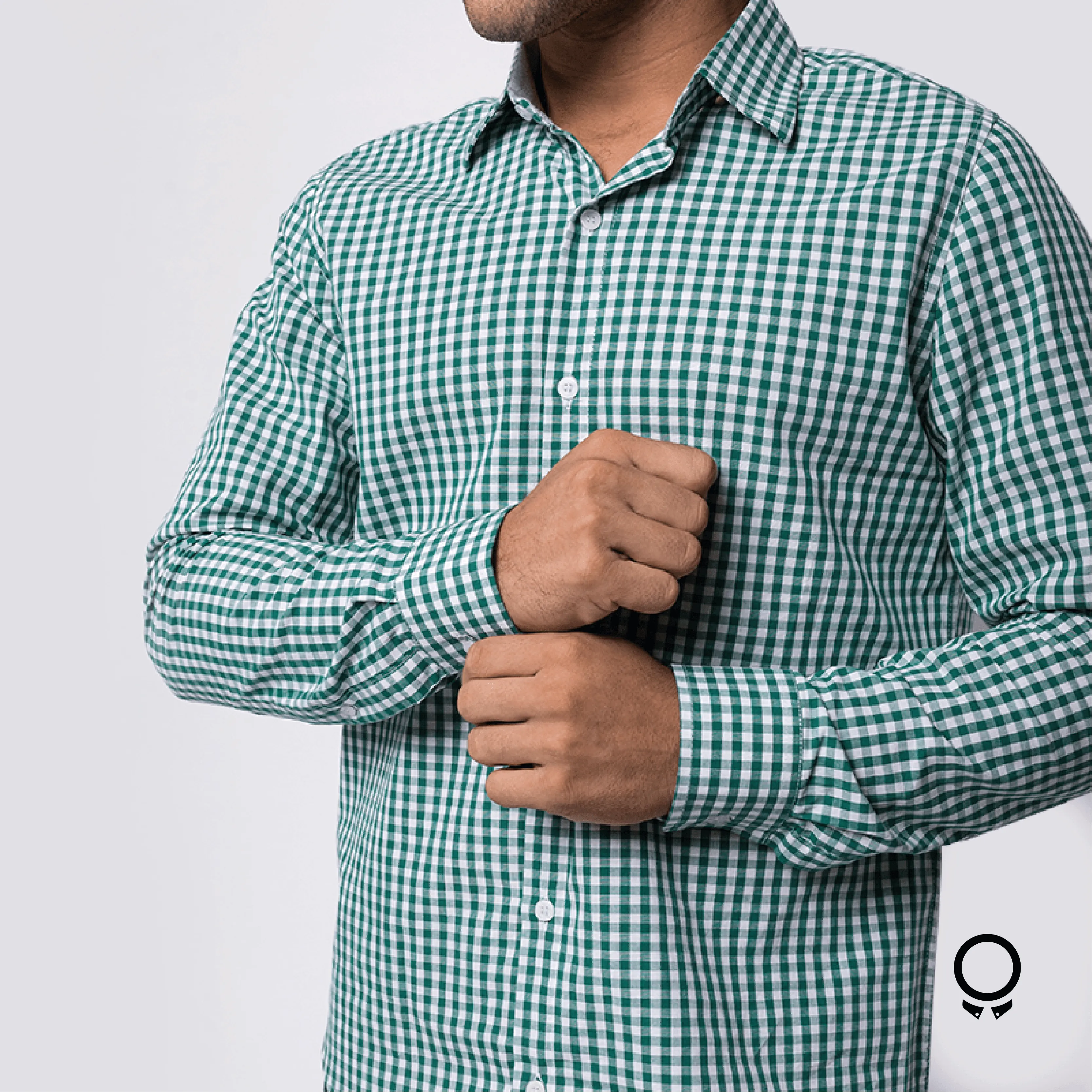 CAMISA LIBERATO BASICS CUADROS VERDE
