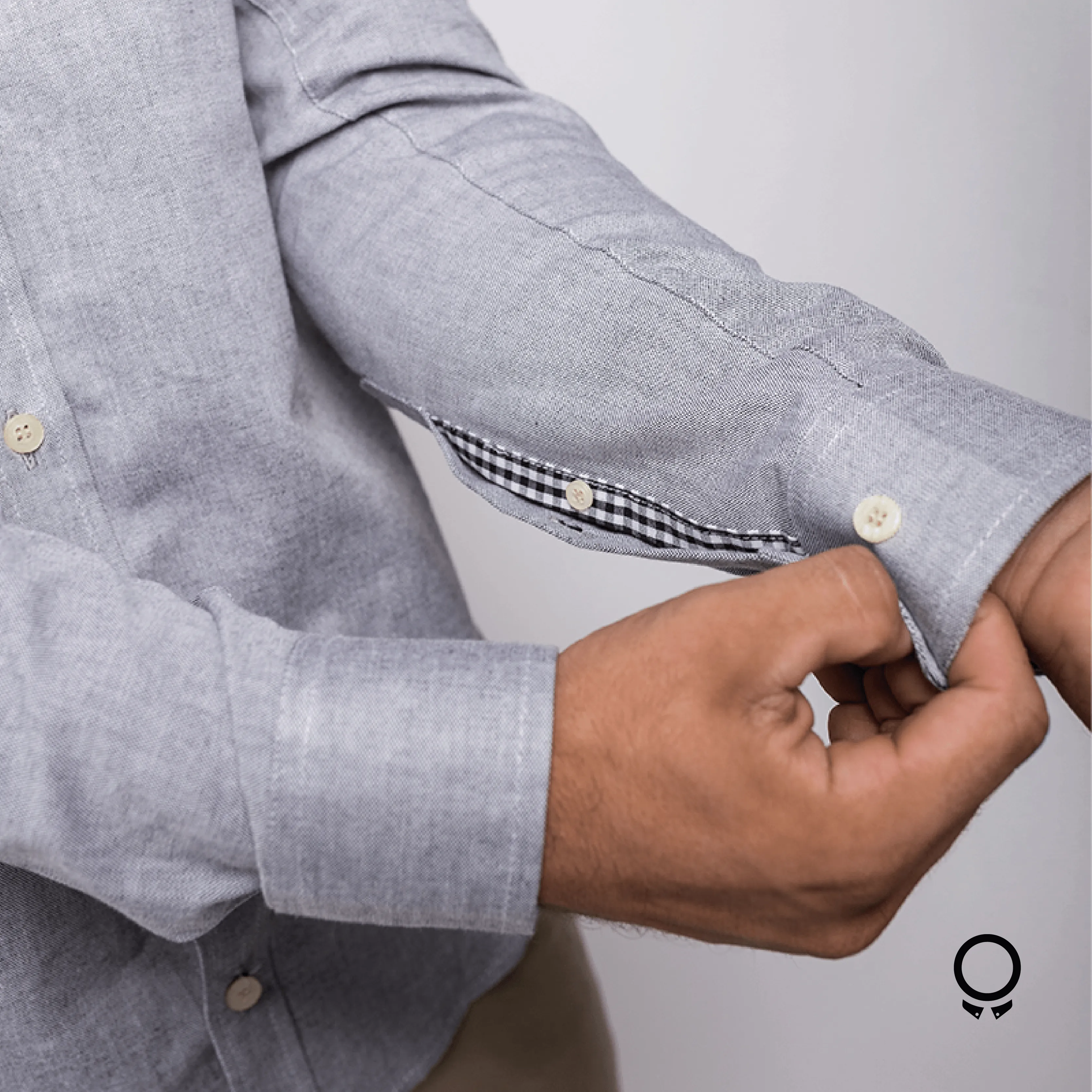 CAMISA LIBERATO BASICS MANGAS LARGAS GRIS