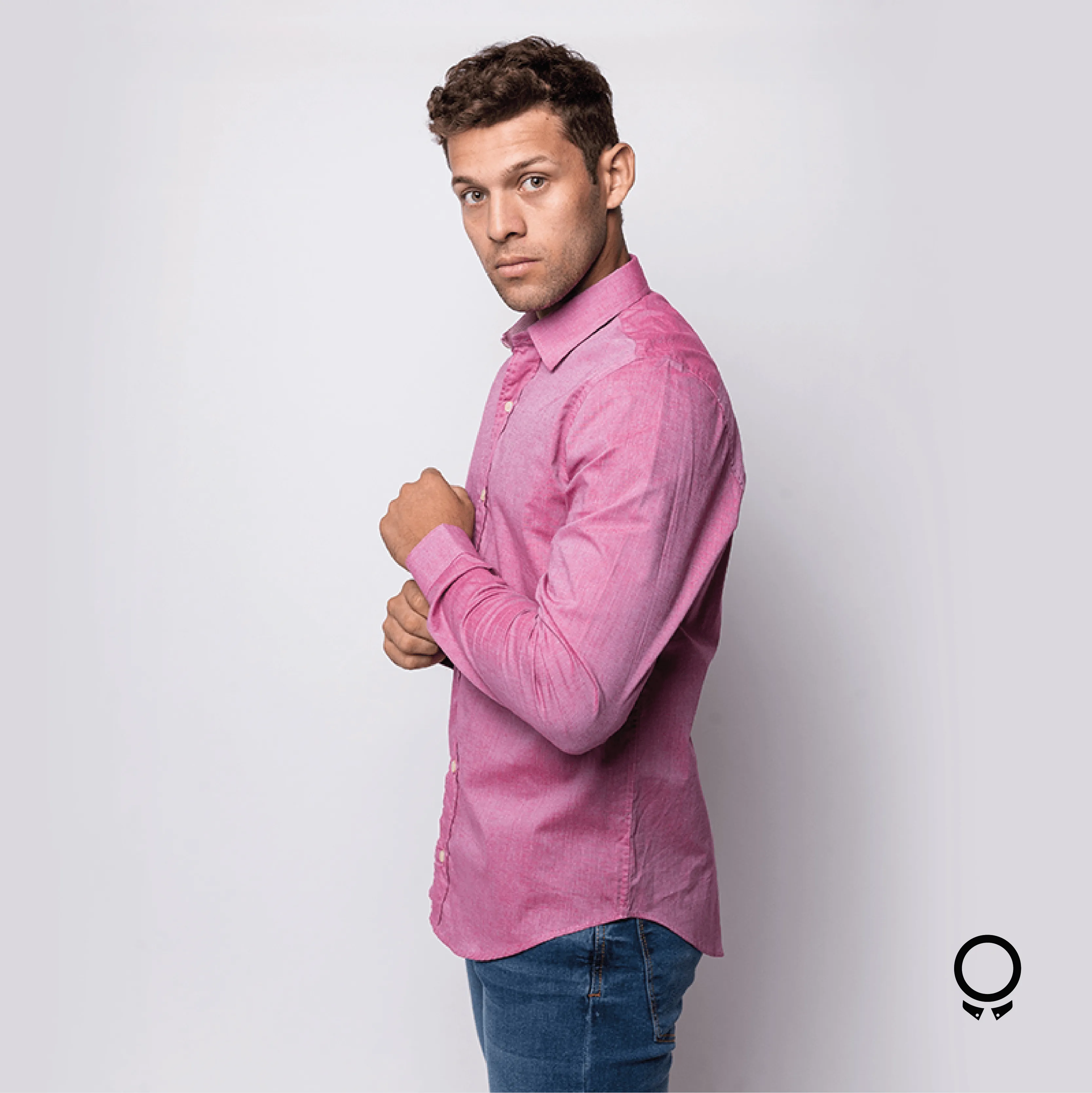 CAMISA LIBERATO BASICS  MANGAS LARGAS BORDO