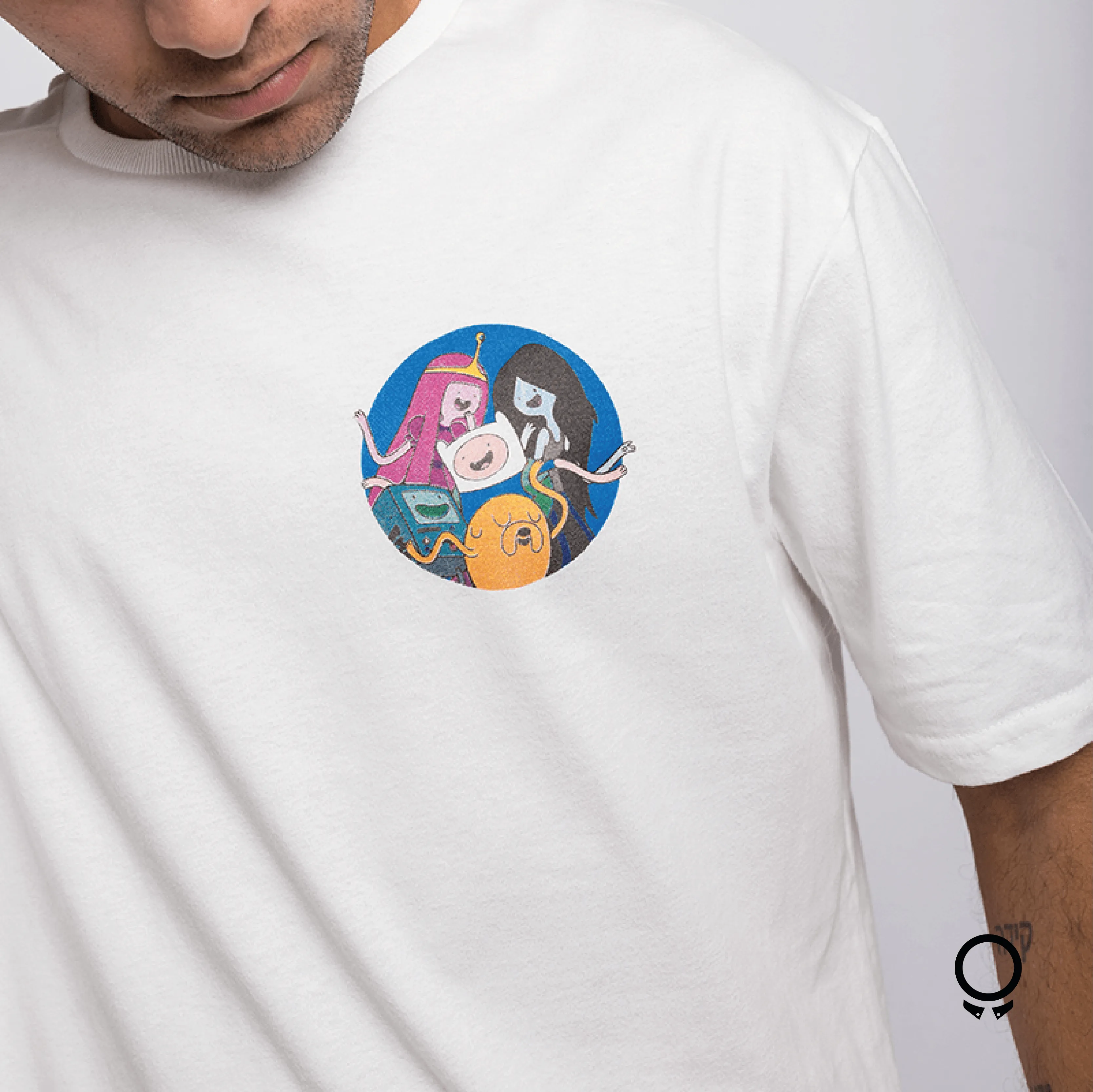 REMERA LIBERATO BASICS BLANCA ADVENTURE TIME
