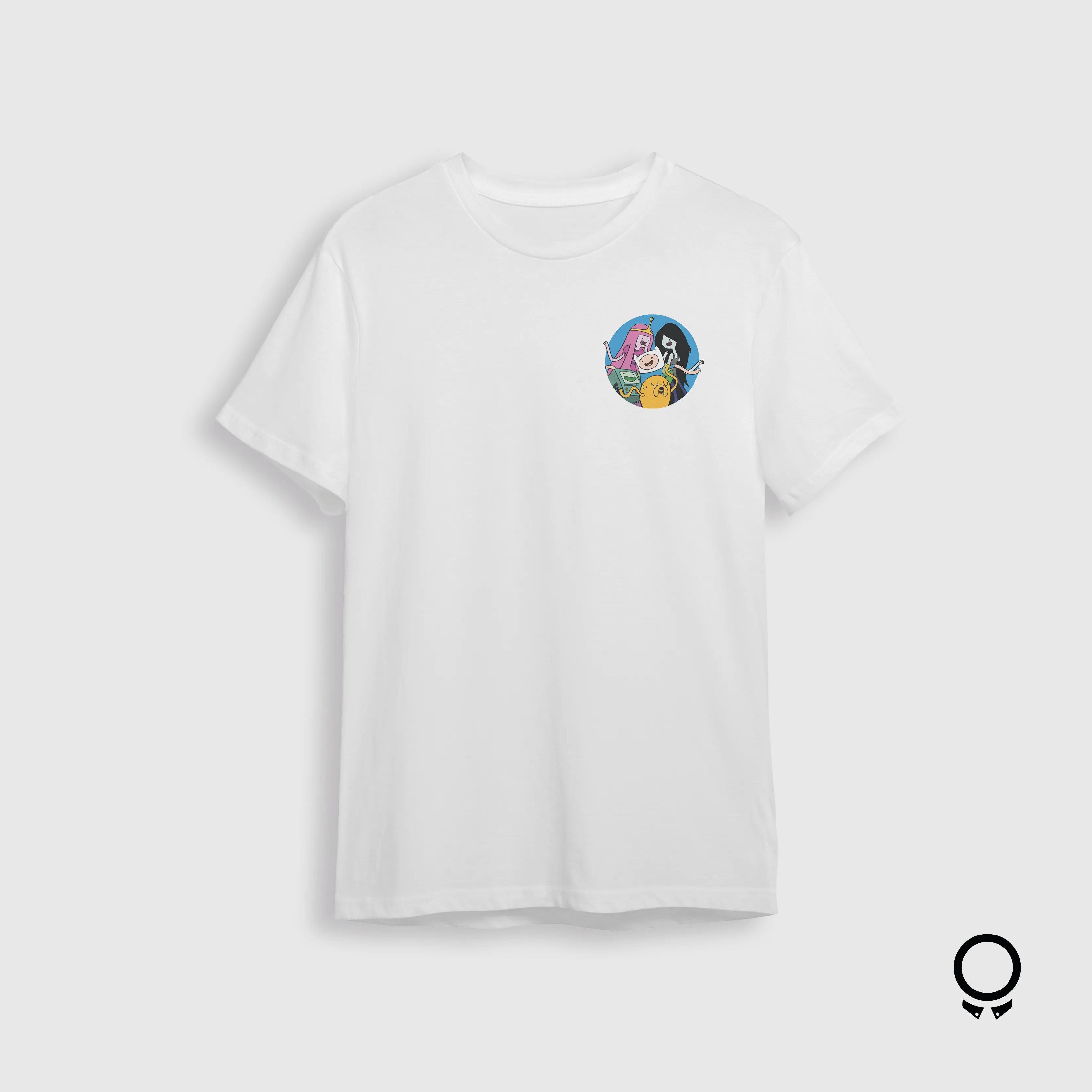 REMERA LIBERATO BASICS BLANCA ADVENTURE TIME