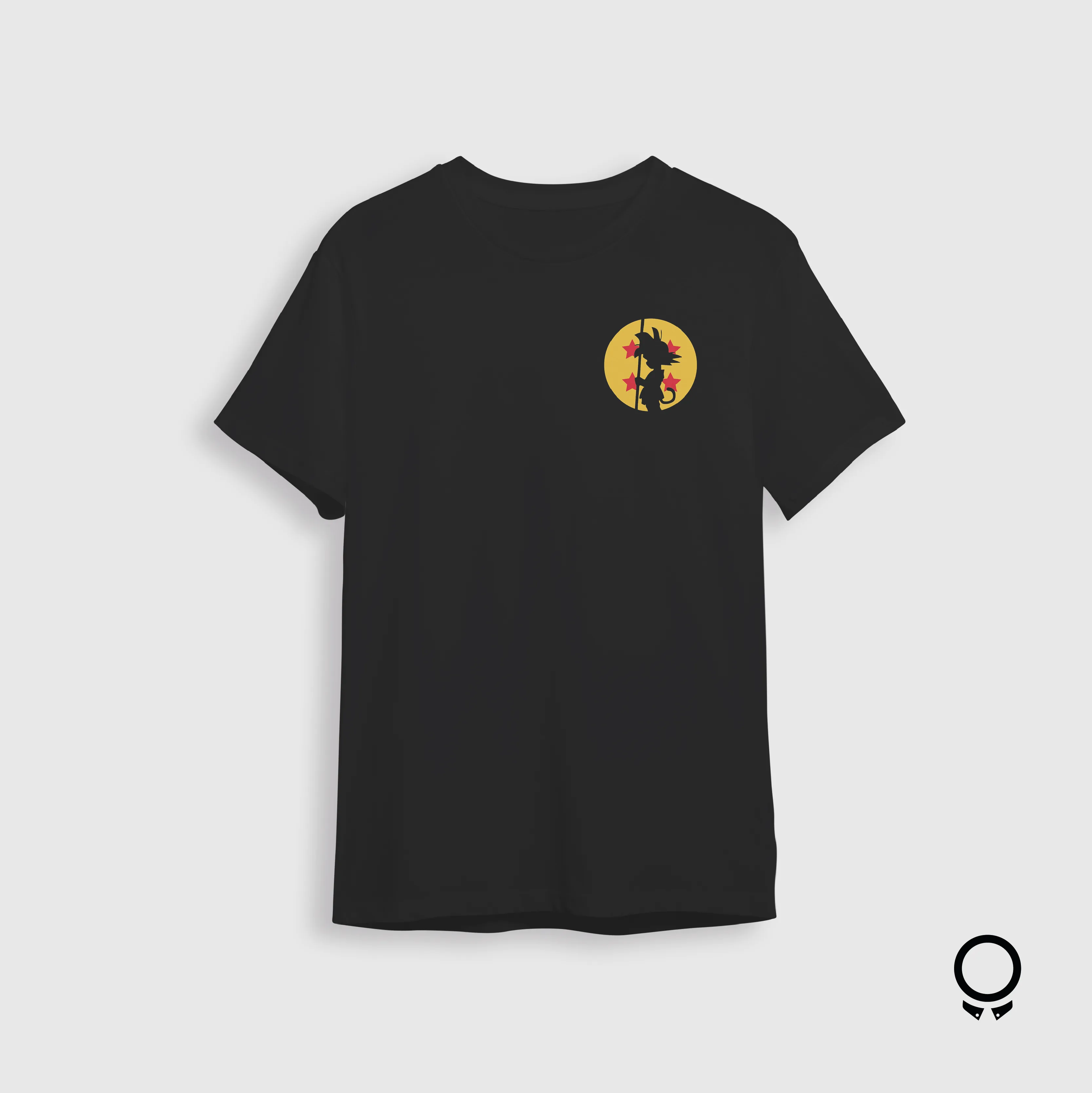 REMERA LIBERATO BASICS OVERSIZED NEGRA GOKU 4 ESTRELLAS