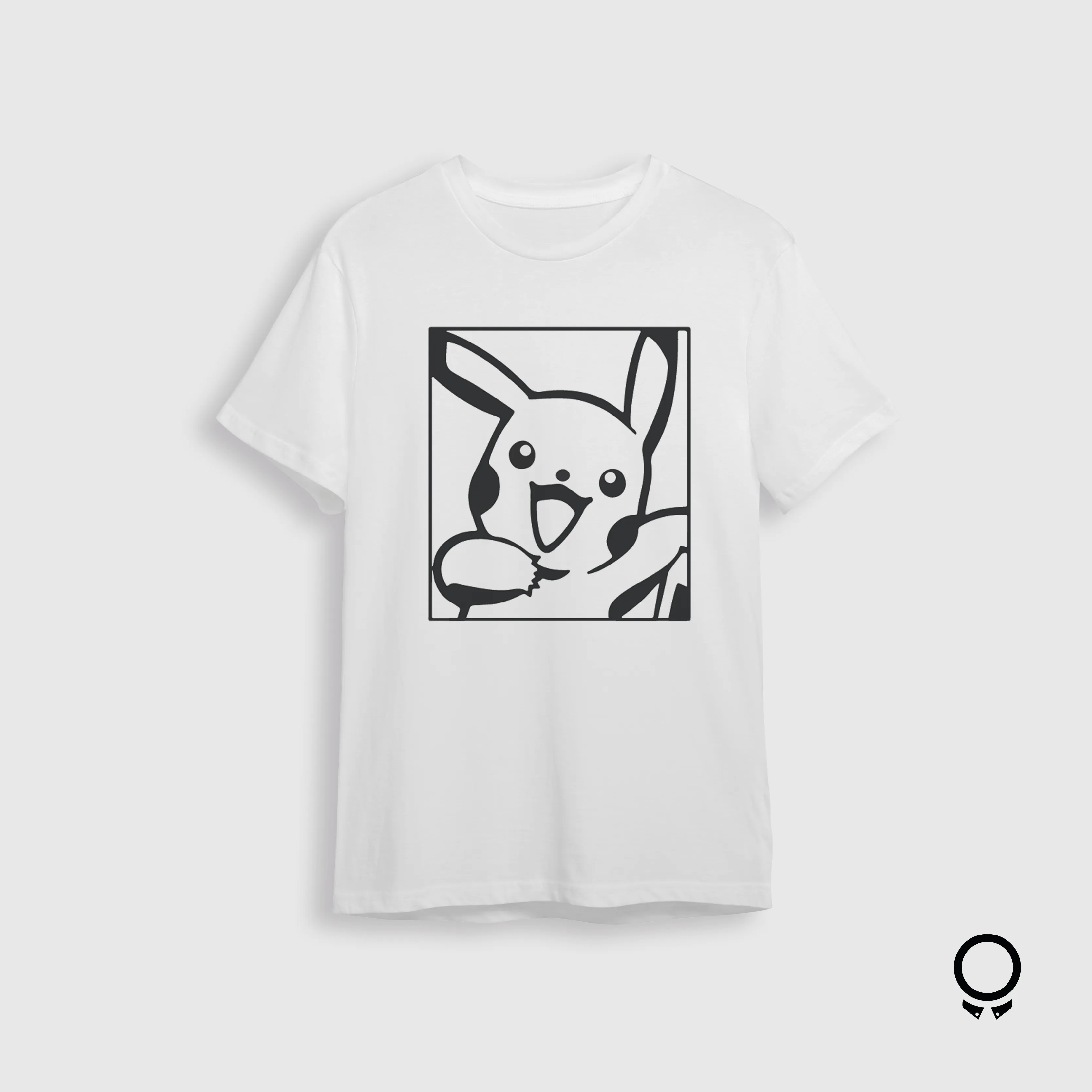 REMERA LIBERATO BASICS REGULAR FIT BLANCA PIKACHU