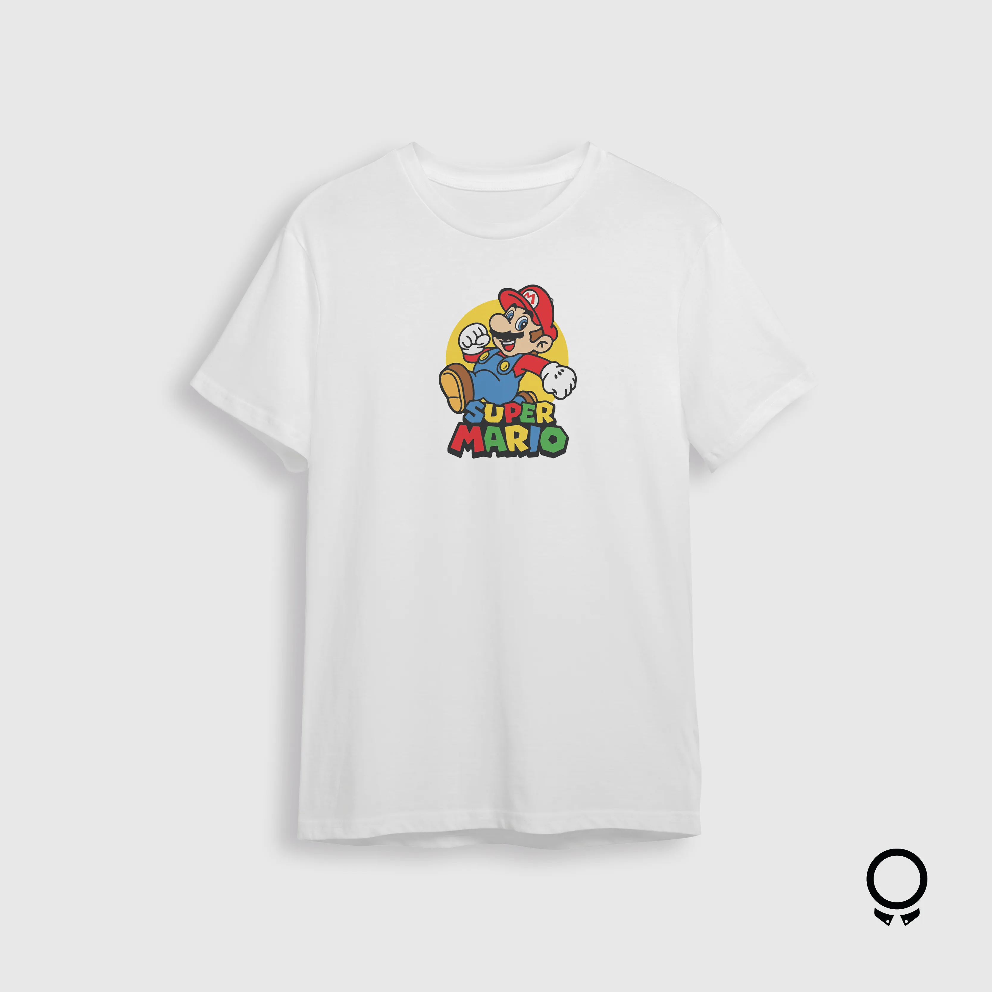 REMERA LIBERATO BASICS REGULAR FIT BLANCA SUPER MARIO