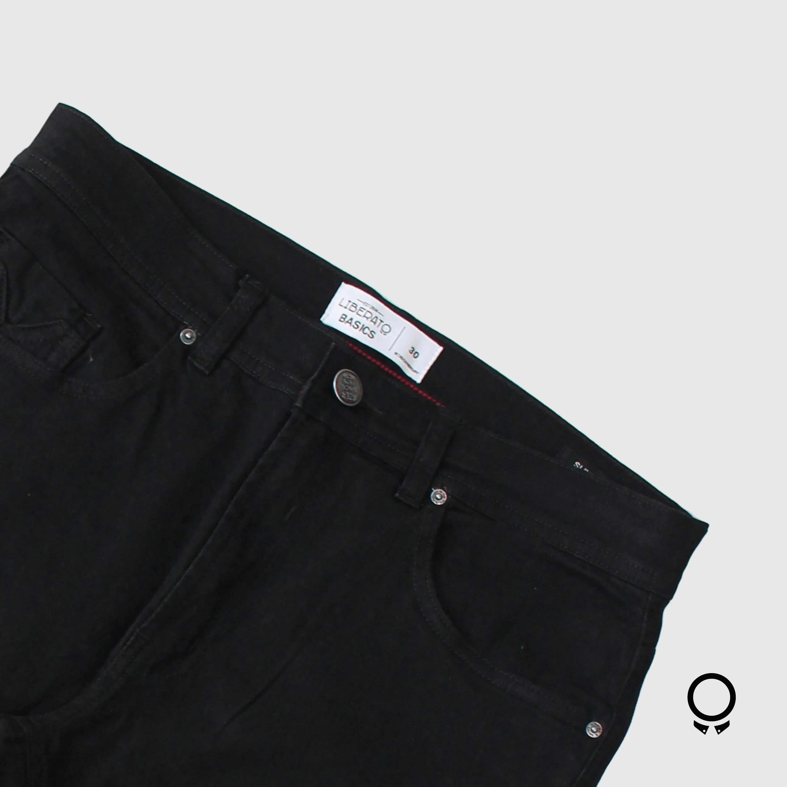 JEANS LIBERATO BASICS SLIM NEGRO
