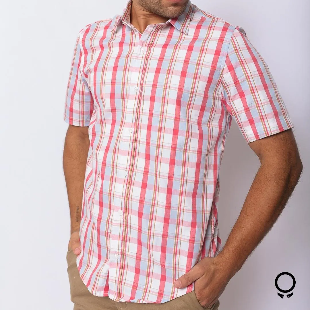 CAMISA LIBERATO BASICS MANGAS CORTAS RAYAS DE COLORES