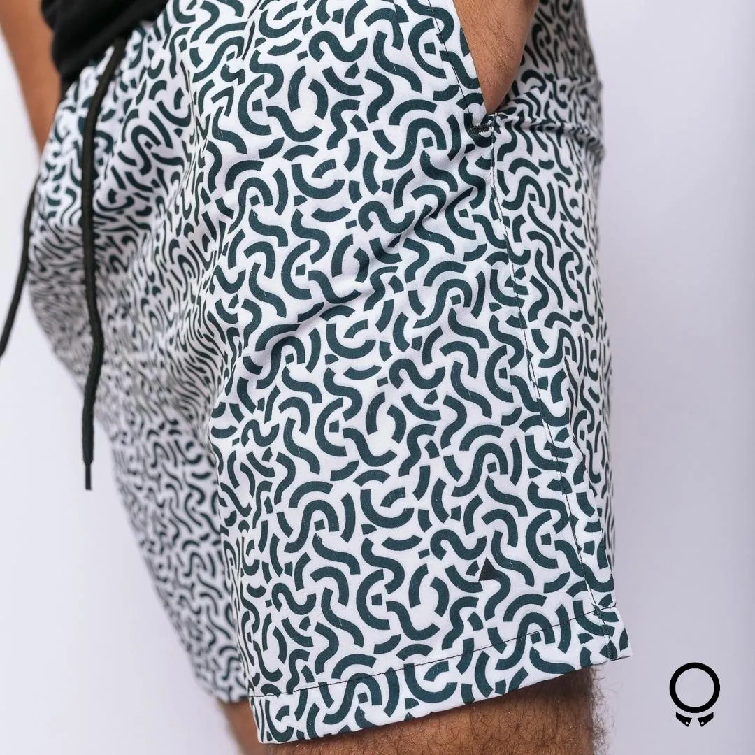 SHORT DE BAÑO LIBERATO BASICS MEDUSA GRIS
