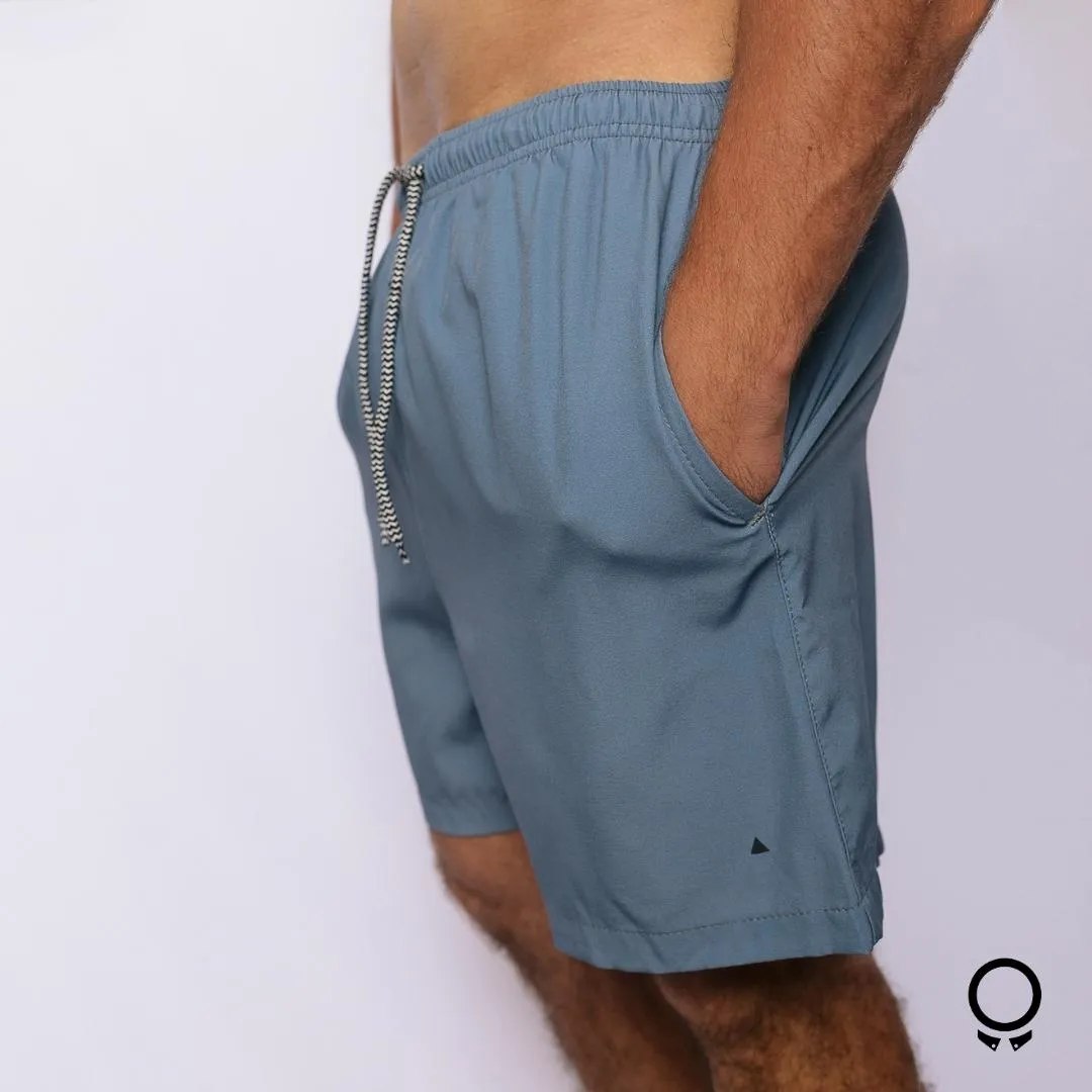 SHORT DE BAÑO LIBERATO BASICS GRIS