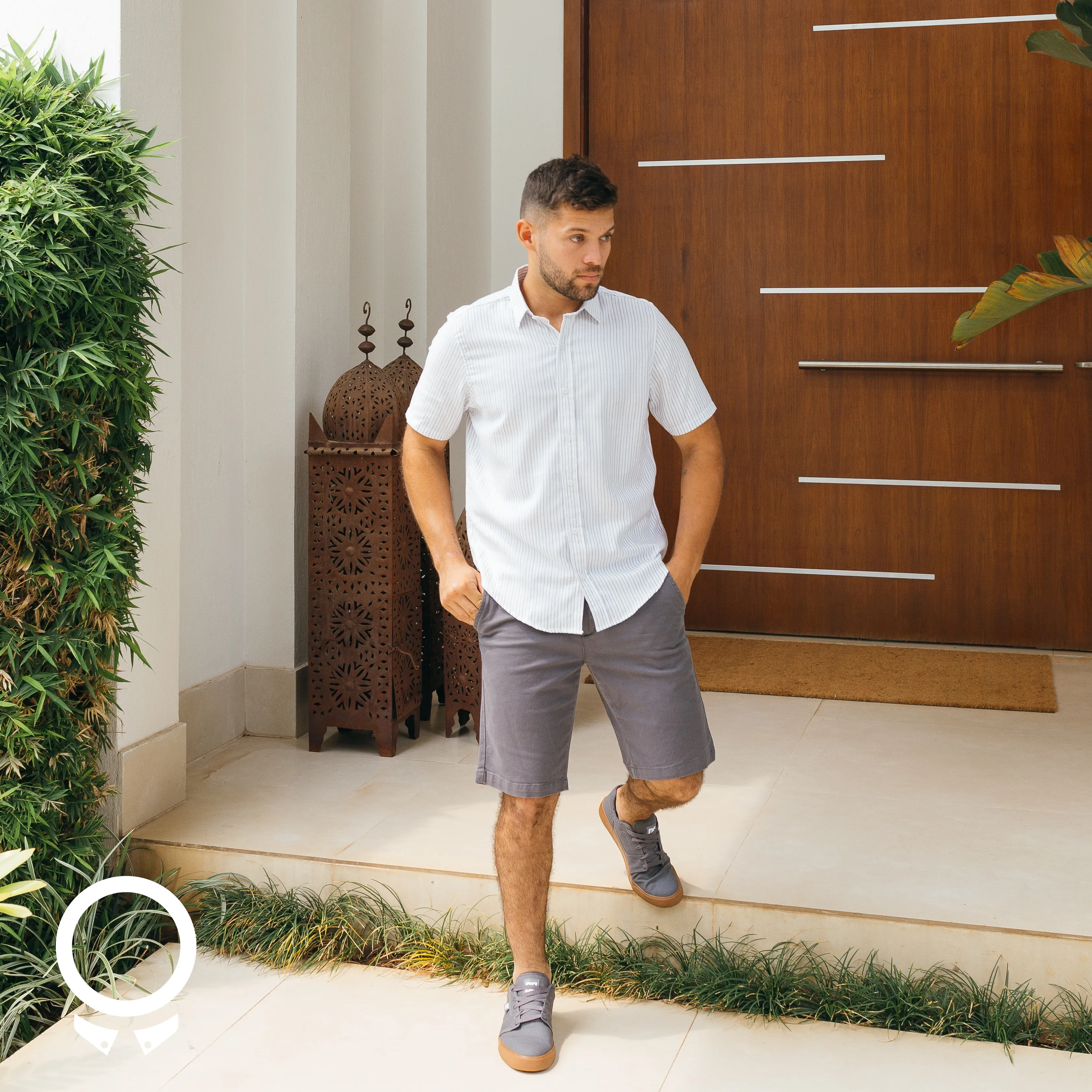 BERMUDA LIBERATO BASICS GRIS