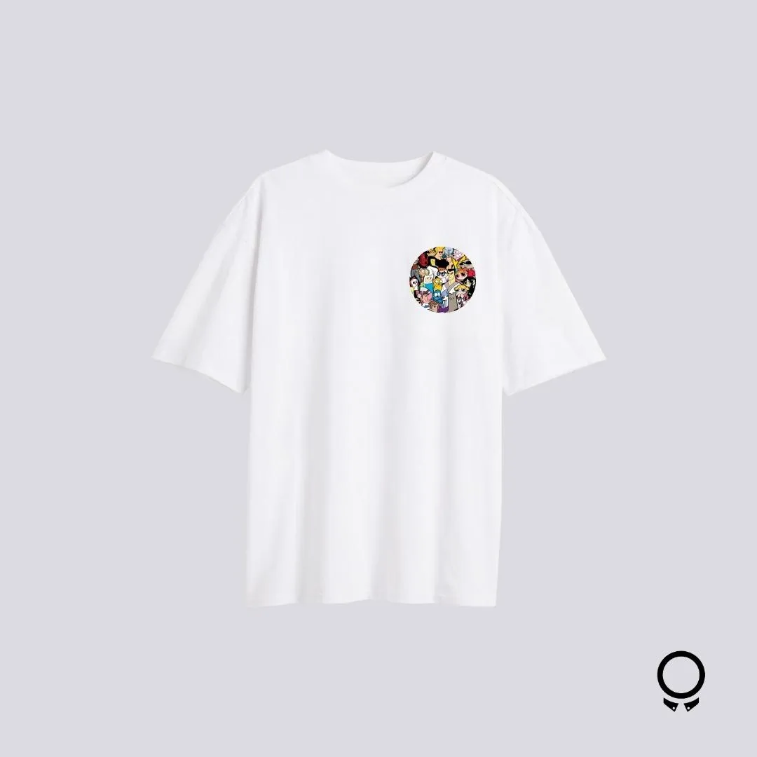 REMERA LIBERATO BASICS OVERSIZE BLANCA CARTOON NETWORK
