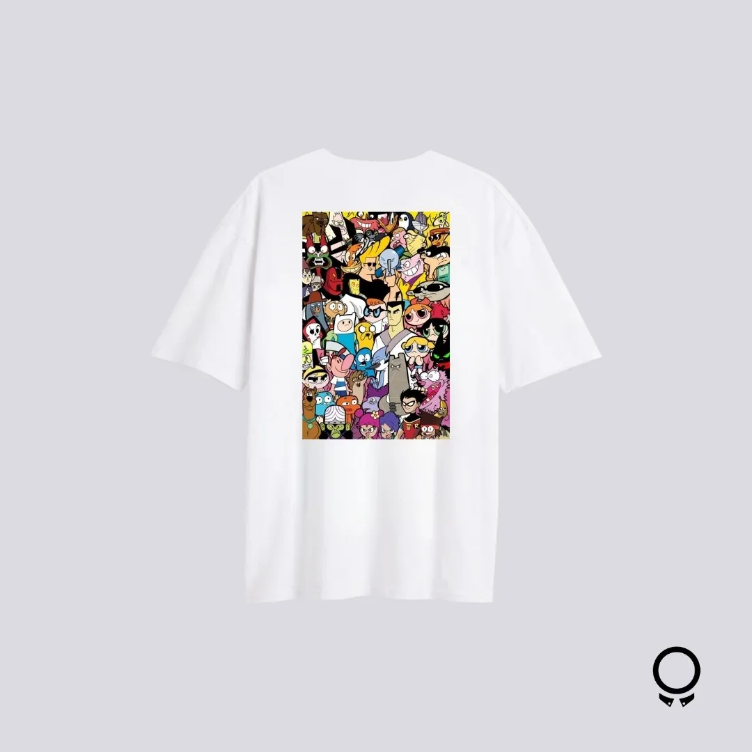 REMERA LIBERATO BASICS OVERSIZE BLANCA CARTOON NETWORK