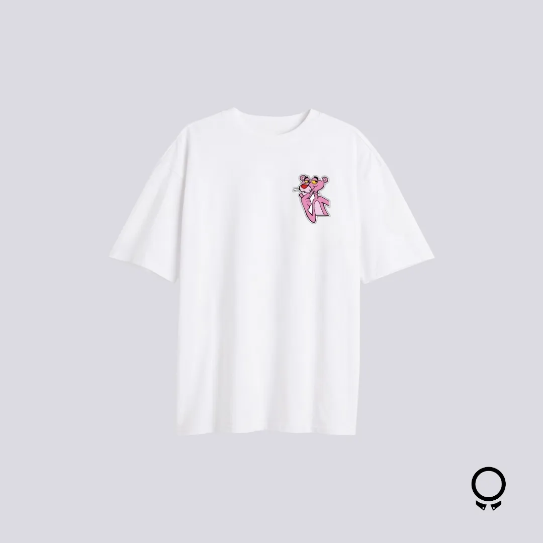 REMERA LIBERATO BASICS OVERSIZE PINK PANTHER POP ART POSTER