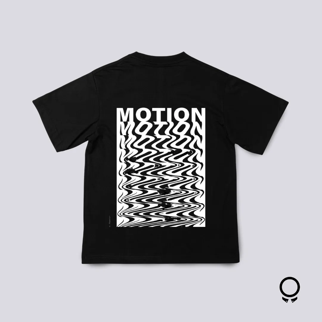 REMERA LIBERATO BASICS OVERSIZE NEGRA MOTION