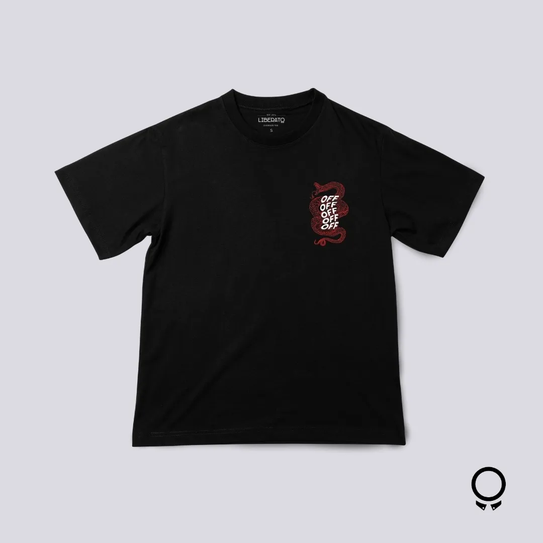 REMERA LIBERATO BASICS NEGRA OFF