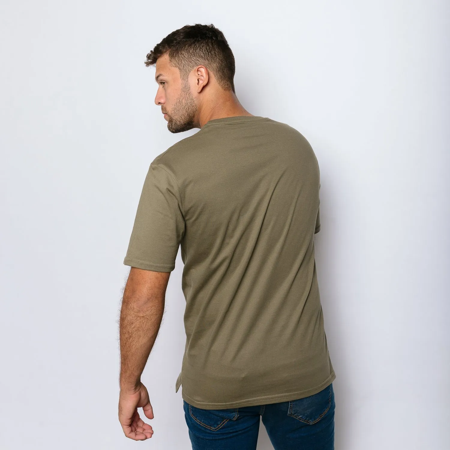 REMERA LIBERATO BASICS OVERSIZE VERDE