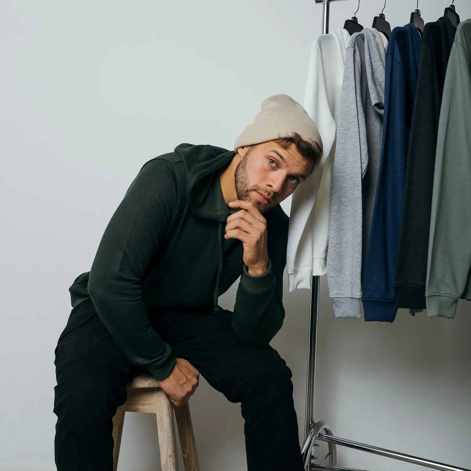 HOODIE LIBERATO BASICS VERDE