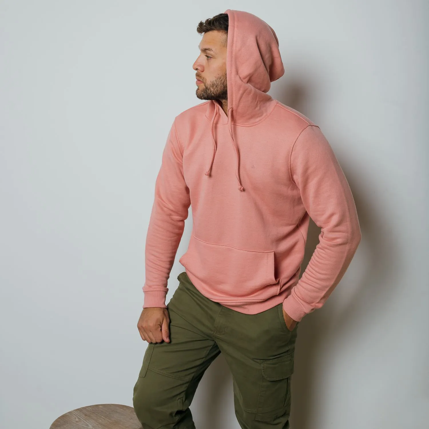 HOODIE LIBERATO BASICS ROSADO