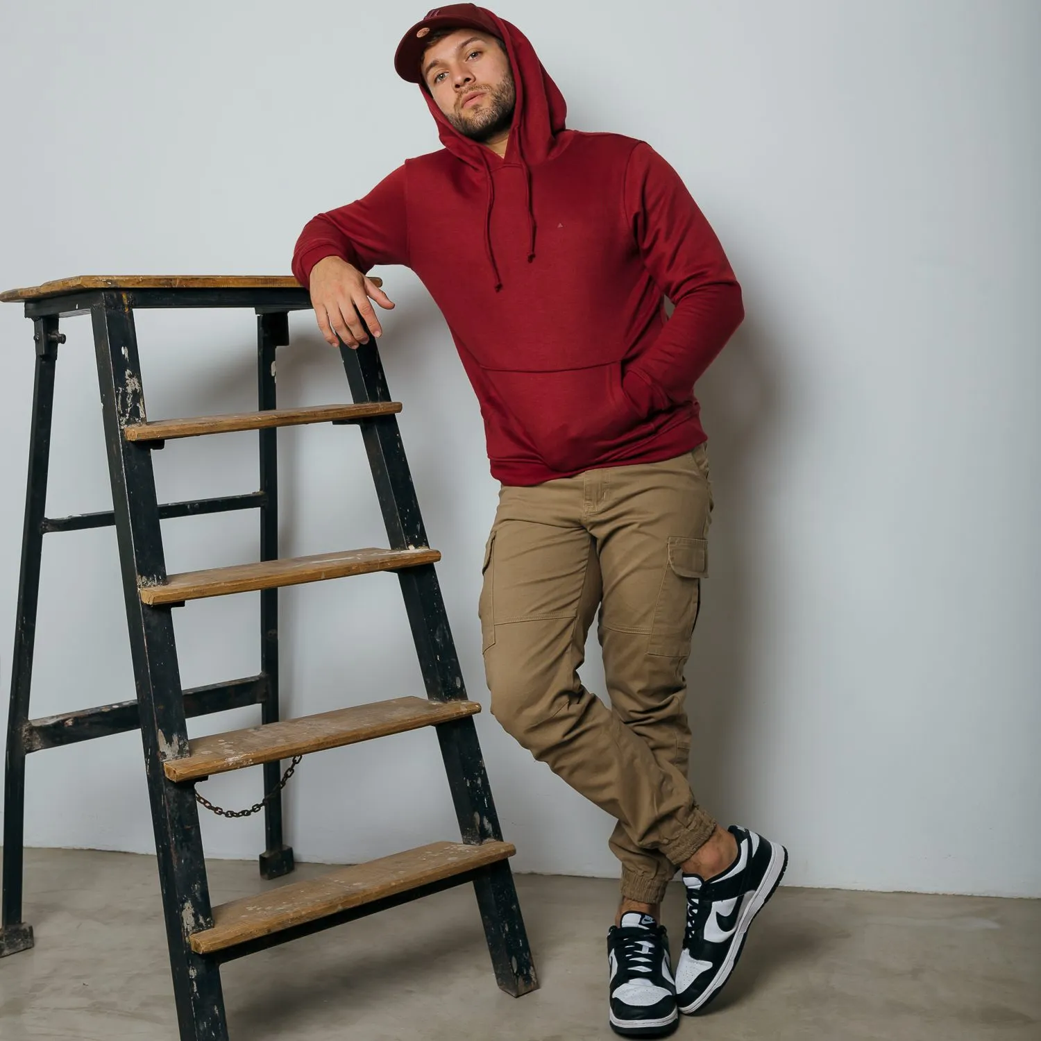 HOODIE LIBERATO BASICS VINO