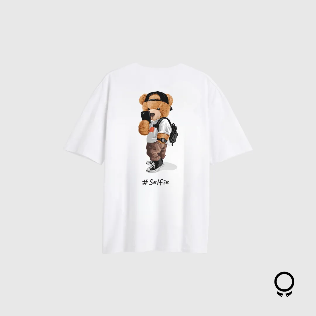 REMERA LIBERATO BASICS OVERSIZE ARFIL BEAR SELFIE