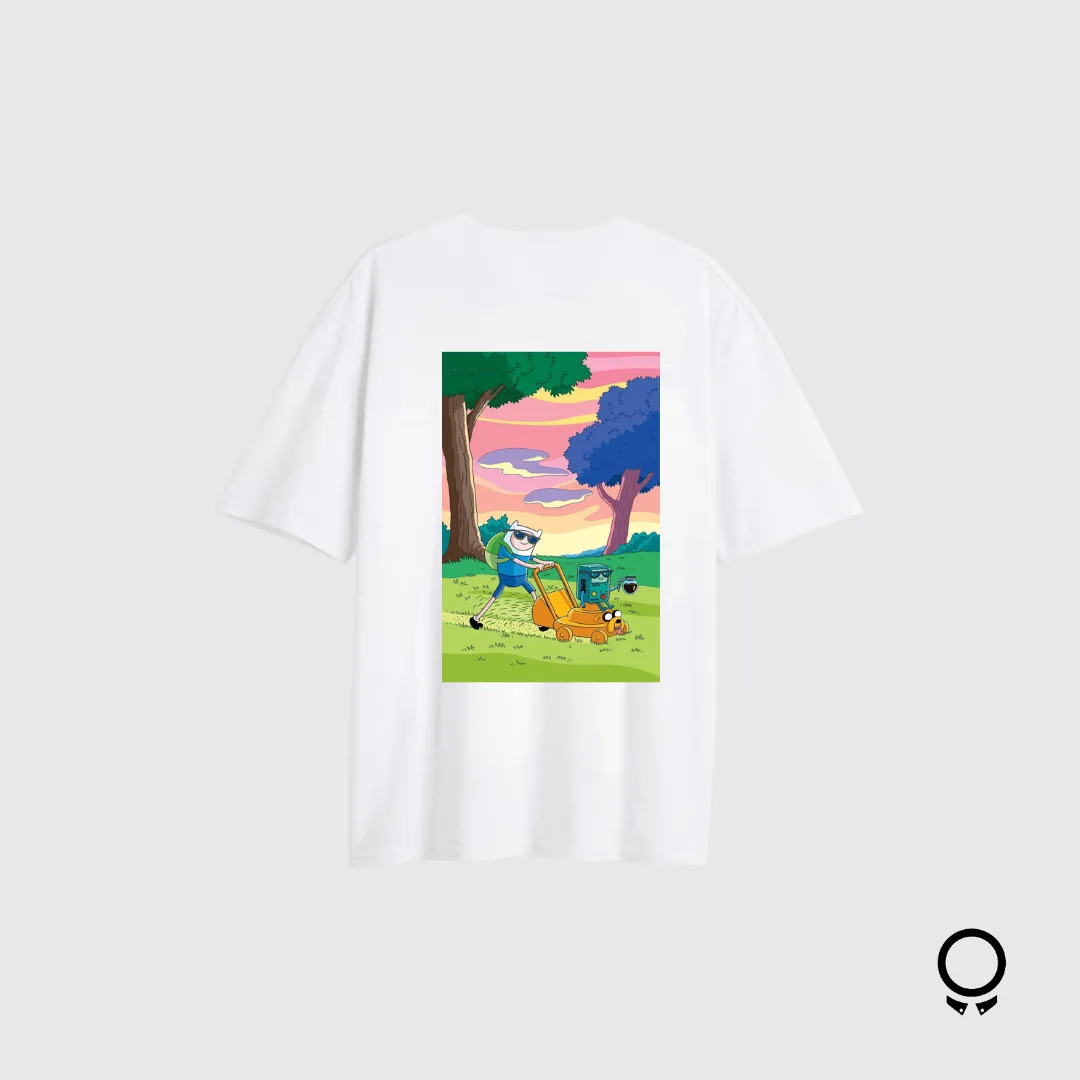REMERA LIBERATO BASICS OVERSIZE MARFIL HORA DE AVENTURA