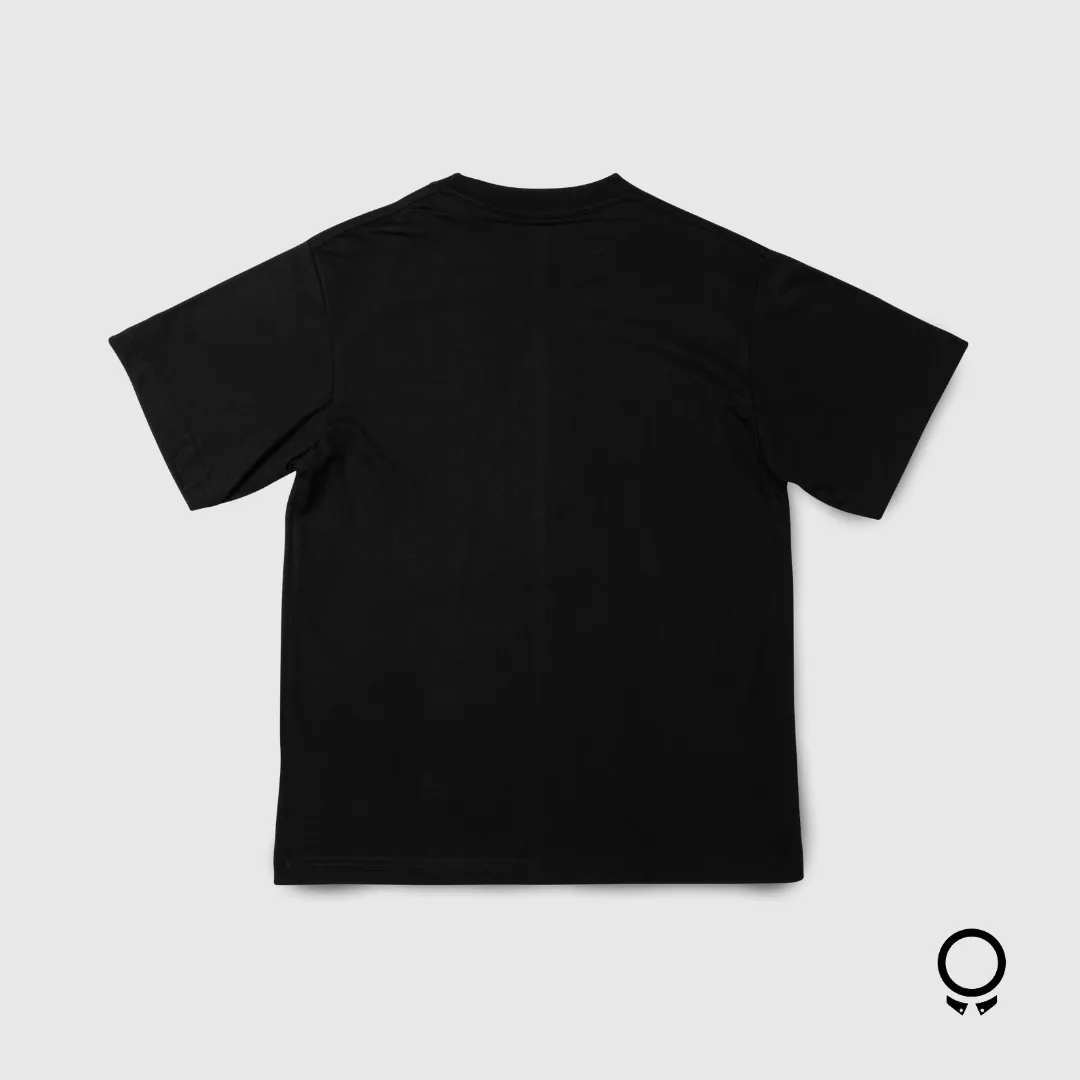 REMERA LIBERATO BASICS OVERSIZE NEGRA DANCING IN THE CLOUDS