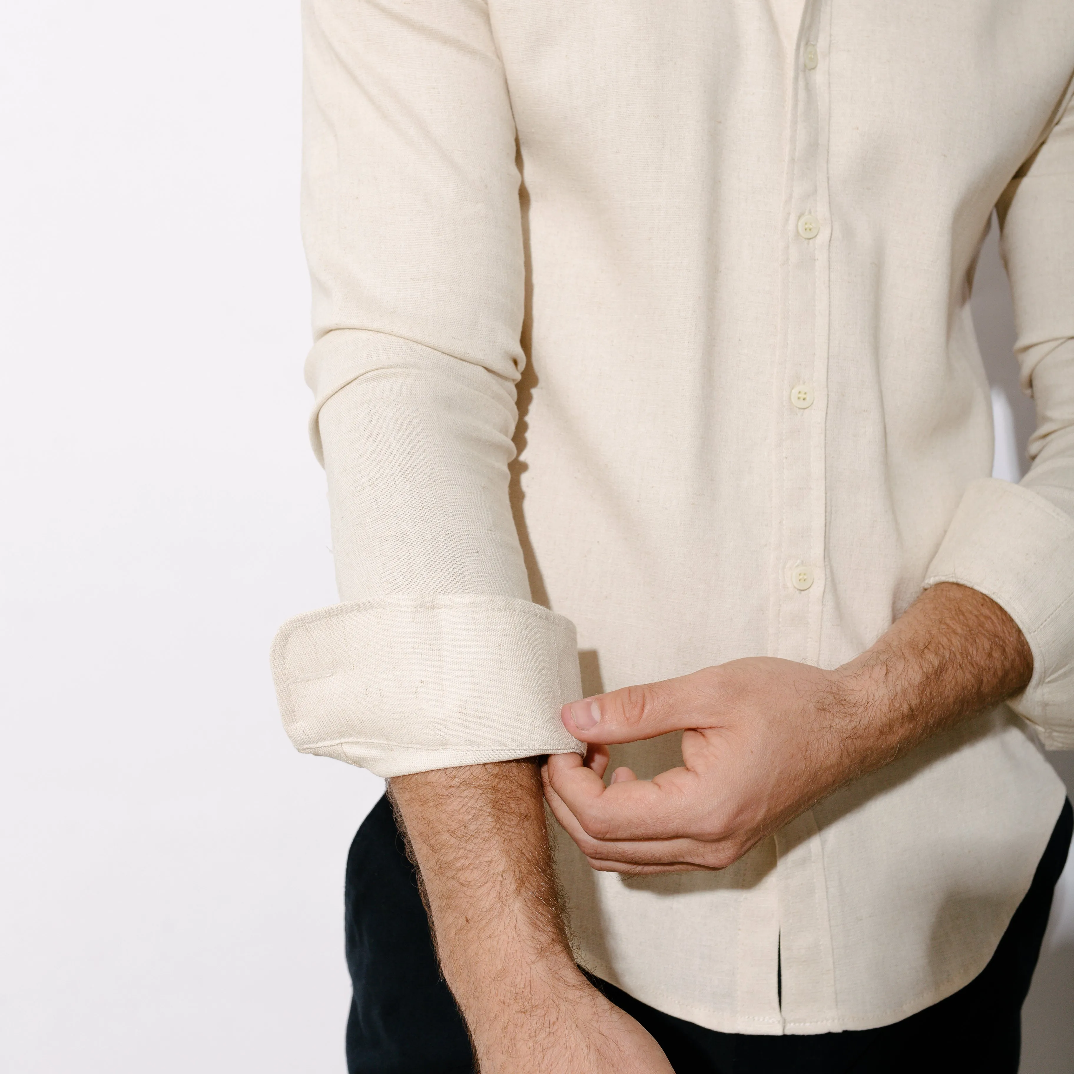 CAMISA LIBERATO BASICS MANGAS LARGAS BEIGE