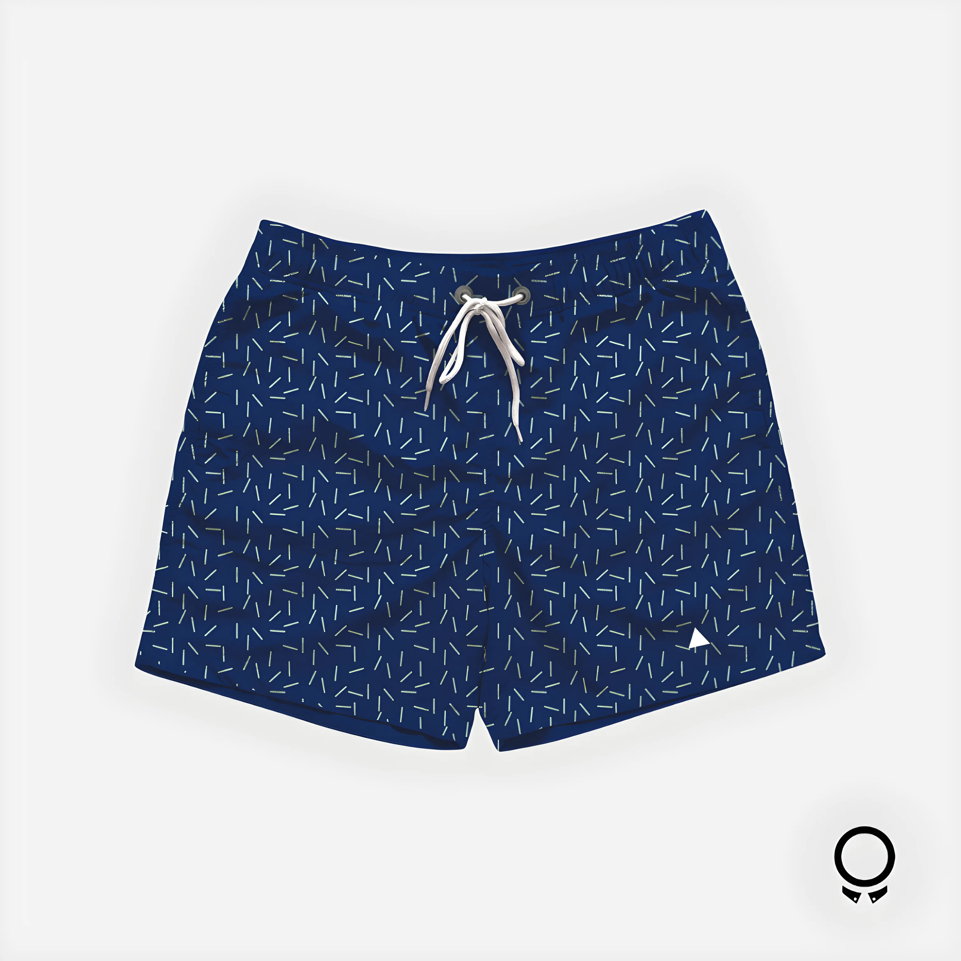 SHORT DE BAÑO VECTORES AZUL MARINO