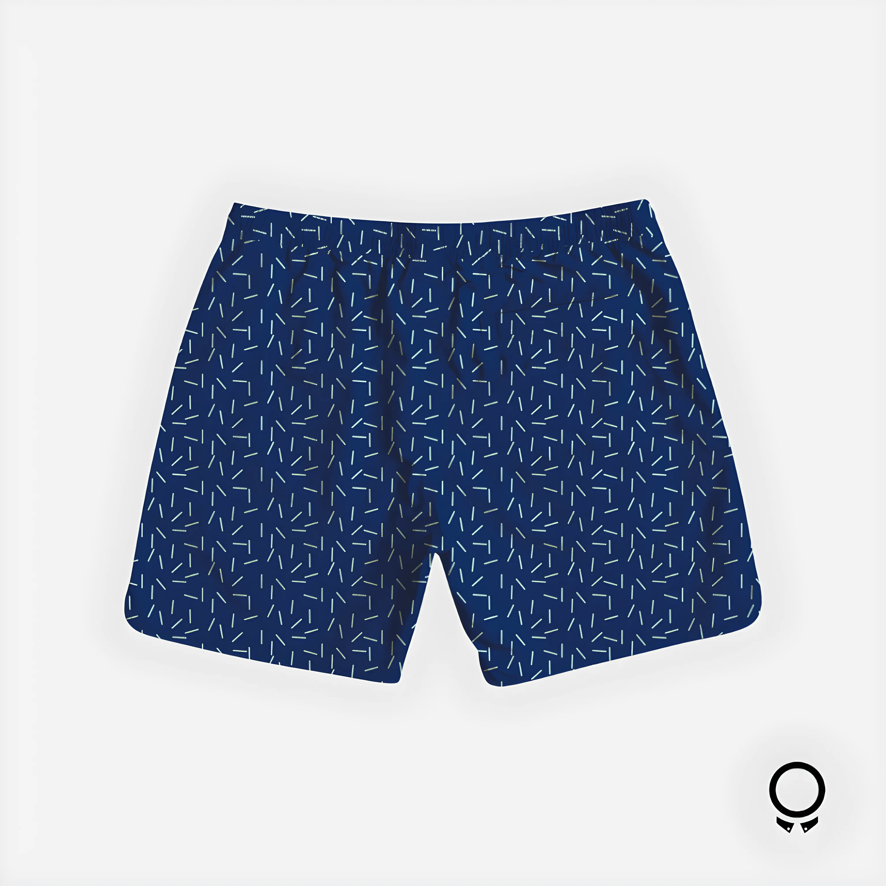 SHORT DE BAÑO VECTORES AZUL MARINO