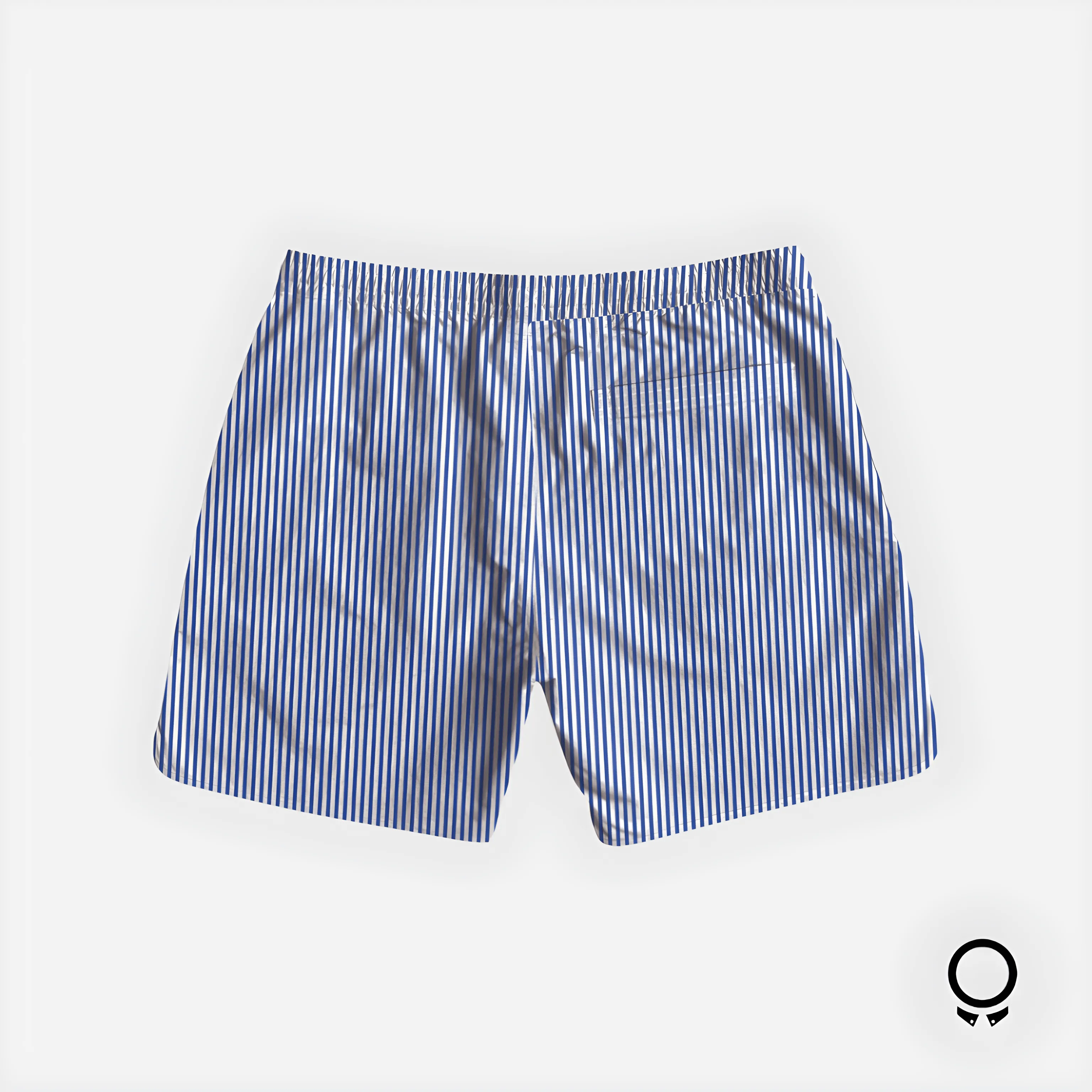 SHORT DE BAÑO LIBERATO BASICS RAYAS AZUL