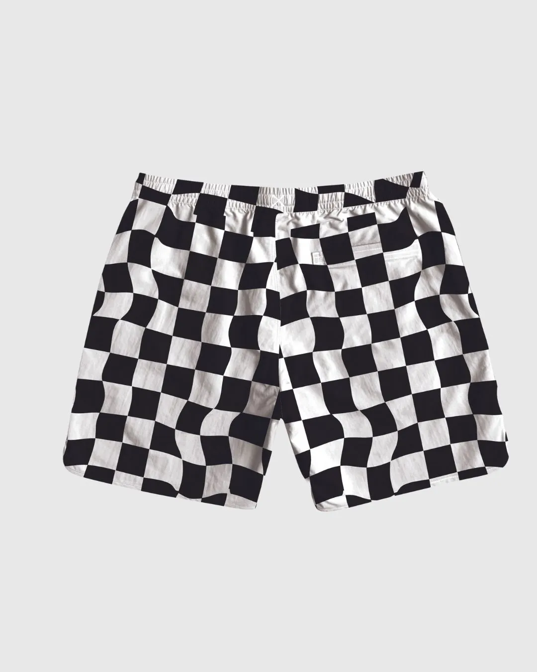 SHORT LIBERATO BASICS CUADRITOS GRIS Y NEGRO