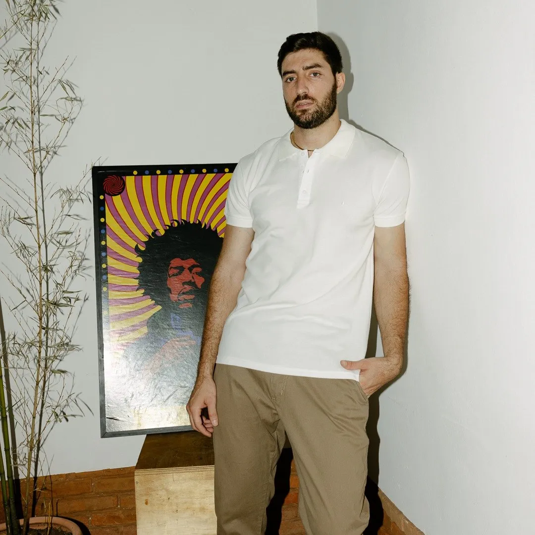 REMERA POLO LIBERATO BASICS BLANCA