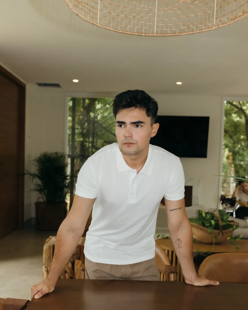 REMERA POLO LIBERATO BASICS BLANCA