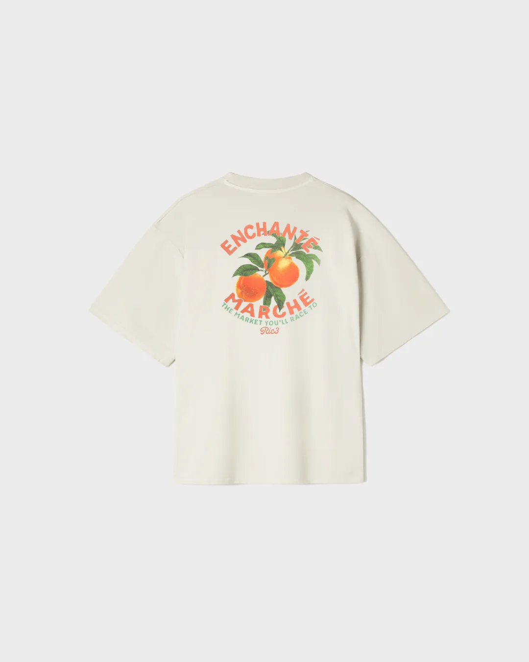 REMERA LIBERATO BASICS OVERSIZE BEIGE ENCAHNTE MARCE