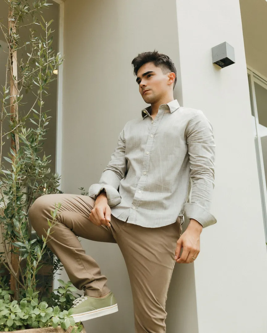 CAMISA LIBERATO BASICS MANGAS LARGAS VERDE
