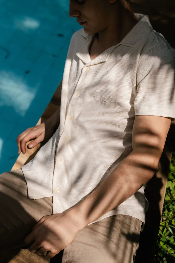 CAMISA LIBERATO BASICS PLAYERA BEIGE
